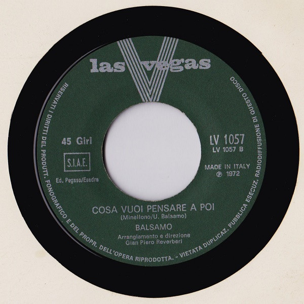 Umberto Balsamo - Se Fossi Diversa | Las Vegas (LVS 1057) - 4