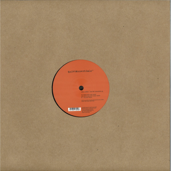 Alton Miller - Run The Essentials EP | Quintessentials (quintessentials 85)