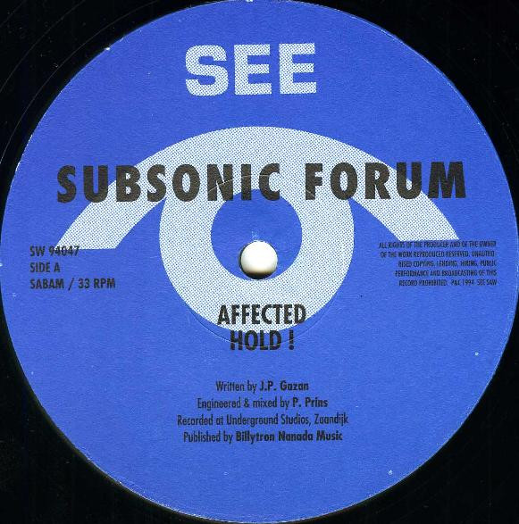 Subsonic Forum - Affected | See Saw (SW 94047) - main