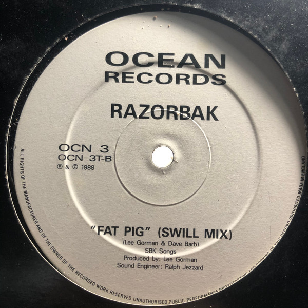 Razorback - Fat Pig | Ocean Records (OCN 3)