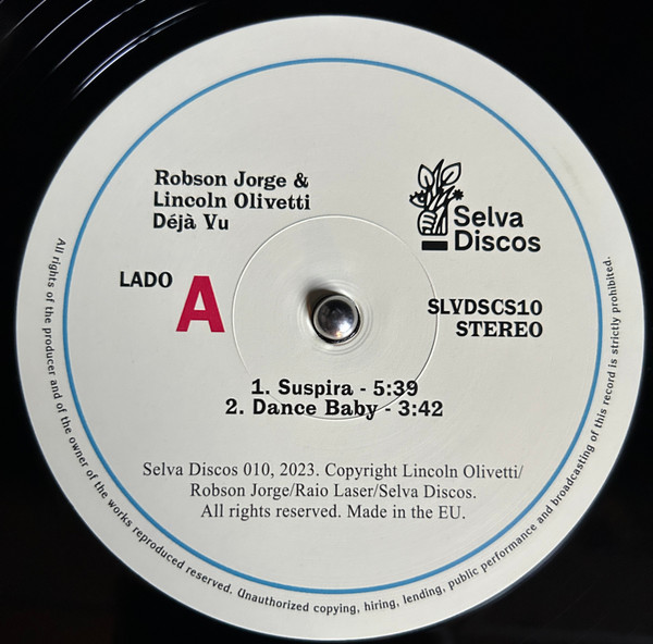Lincoln Olivetti & Robson Jorge - Déjà Vu | Selva Discos (SLVDSCS10) - 2