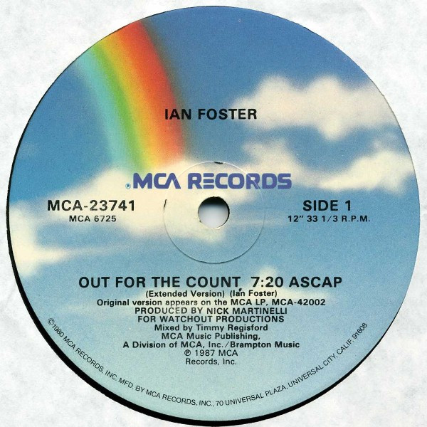 Ian Foster - Out For The Count | MCA Records (MCA-23741) - 3