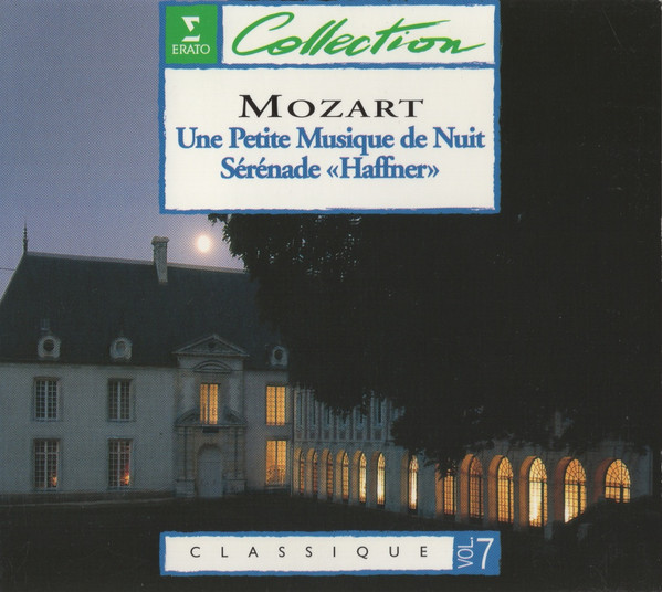 Wolfgang Amadeus Mozart / Bournemouth Sinfonietta , Theodor Guschlbauer / Kammerorchester Des Saarländischen Rundfunks, Saarbrücken , Karl Ristenpart - Une Petite Musique De Nuit / Sérénade «Haffner» | Erato (0630-11078-2) - main
