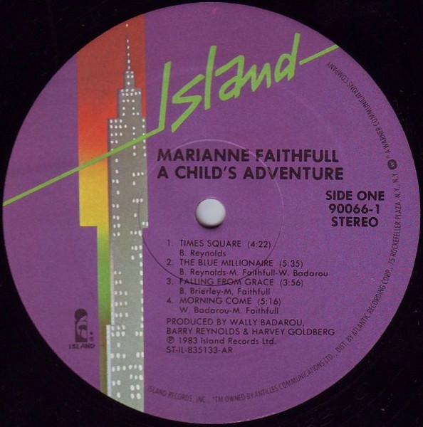 Marianne Faithfull - A Child's Adventure | Island Records (7 90066-1) - 3