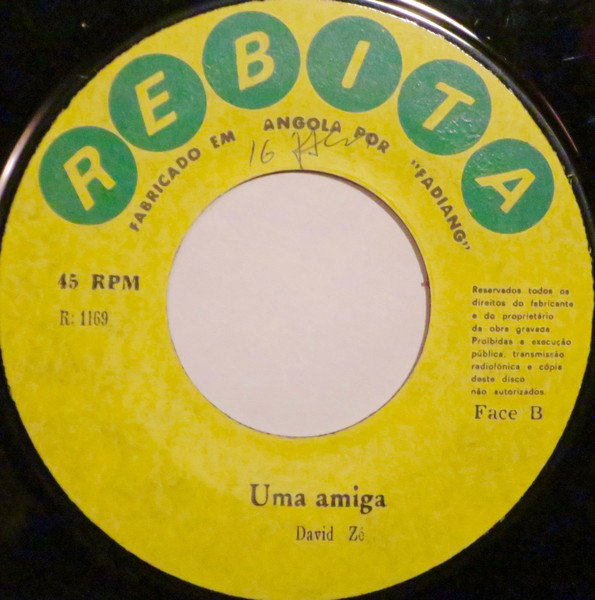 David Zé - Kuâla Kituchi / Uma Amiga | Rebita (R : 1169) - 4