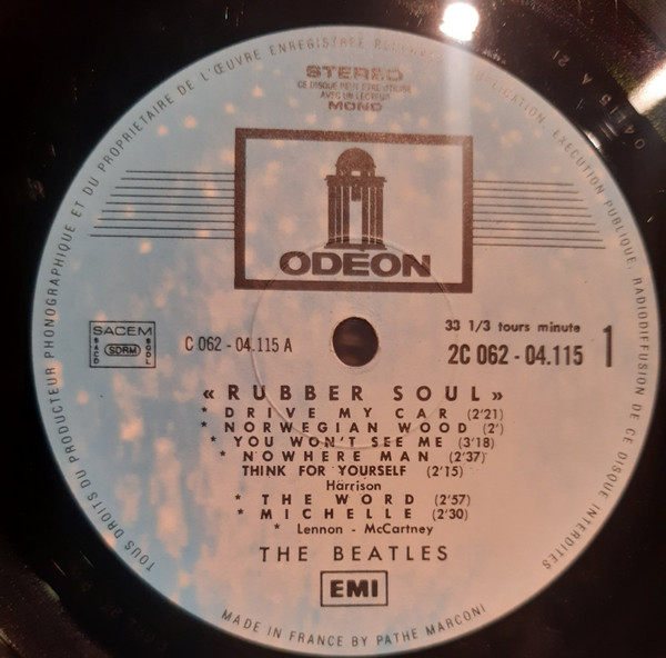 The Beatles - Rubber Soul | Odeon (2 C 062 - 4115) - 3