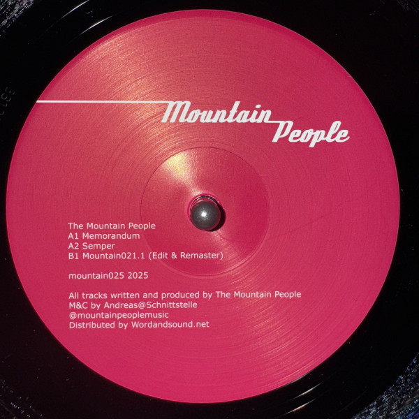 The Mountain People - Memorandum | Mountain People (mountain025) - main