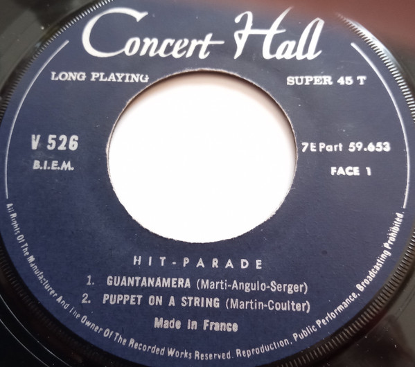 Voss, Doc & Mel And Their Orchestra , John Vance Sound - Hit Parade | Concert Hall (V 526) - 3