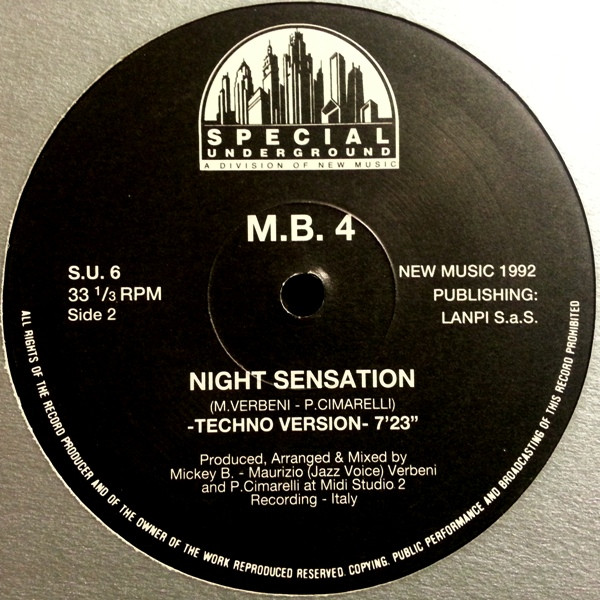 M.B. 4 - Night Sensation | Special Underground (S.U.6) - 3 M.B. 4 - Night Sensation | Special Underground (S.U.6) - 3