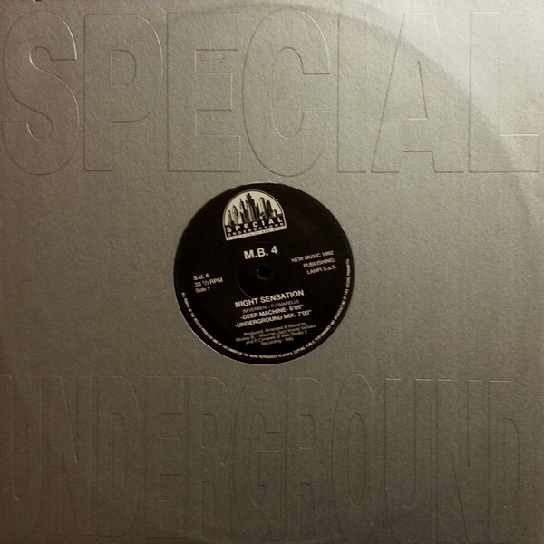 M.B. 4 - Night Sensation | Special Underground (S.U.6) - main M.B. 4 - Night Sensation | Special Underground (S.U.6) - main