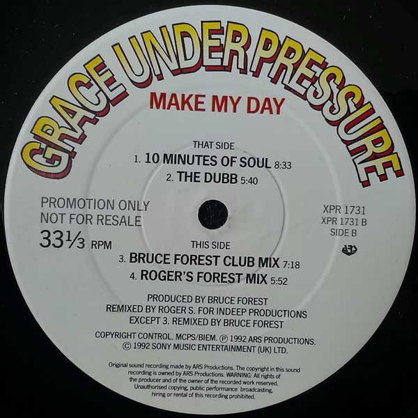 Grace Under Pressure - Make My Day | ARS Productions (XPR 1731) - main Grace Under Pressure - Make My Day | ARS Productions (XPR 1731) - main