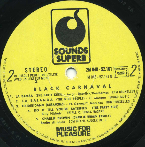 Various - Black Carnaval | Sounds Superb (2M 048-52161) - 2 Various - Black Carnaval | Sounds Superb (2M 048-52161) - 2