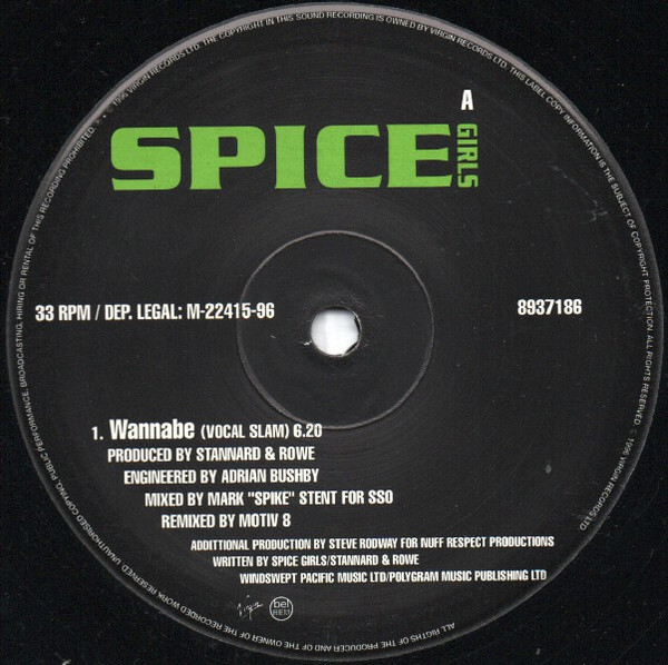Spice Girls - Wannabe | Virgin (8937186) - main Spice Girls - Wannabe | Virgin (8937186) - main