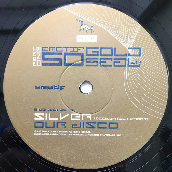 Filthy Dirty Rich & G-enetic / Silver - Goldseal EP (Part 1) | Emotif Recordings (EMF 2050PT1) - 3