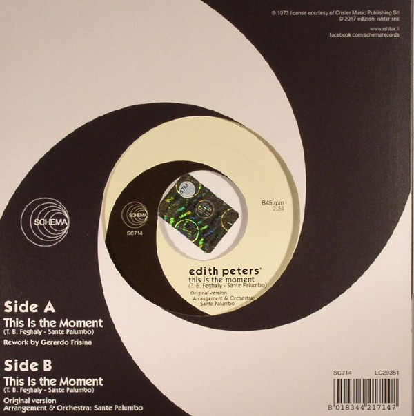 Edith Peters - This Is The Moment | Schema (SC714) - 2 Edith Peters - This Is The Moment | Schema (SC714) - 2