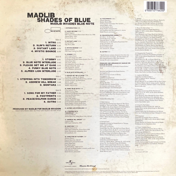 Madlib - Shades Of Blue | Music On Vinyl (MOVLP1898) - 2