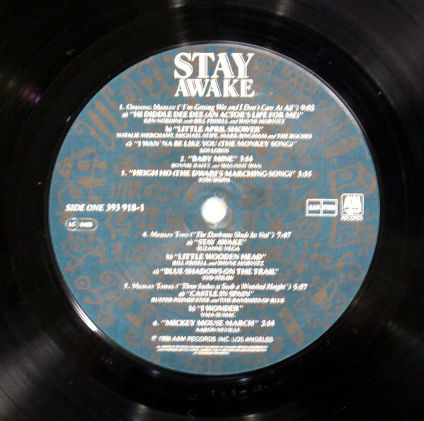 Various - Stay Awake (Various Interpretations Of Music From Vintage Disney Films) | A&M Records (393 918-1) - 3 Various - Stay Awake (Various Interpretations Of Music From Vintage Disney Films) | A&M Records (393 918-1) - 3