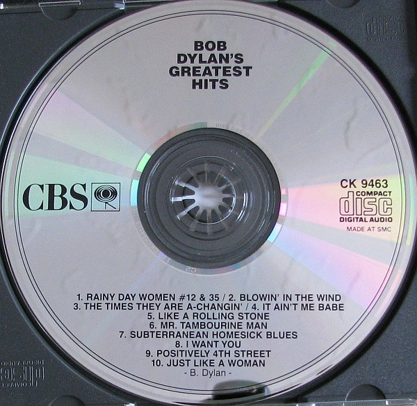 Bob Dylan - Bob Dylan's Greatest Hits | CBS (CK 9463) - 2 Bob Dylan - Bob Dylan's Greatest Hits | CBS (CK 9463) - 2