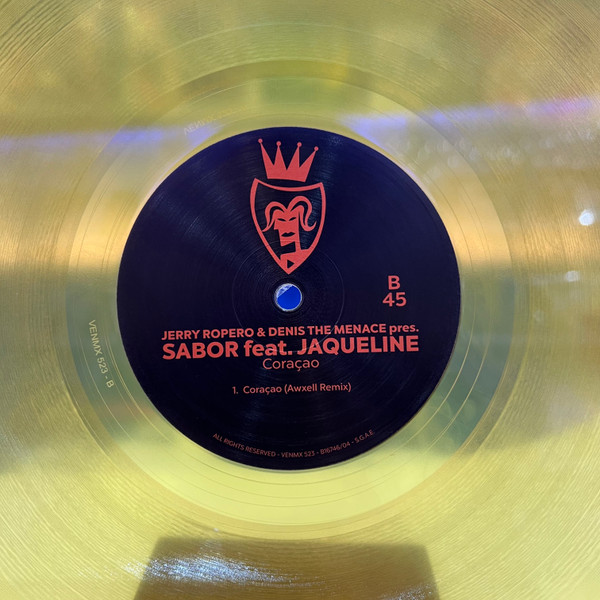 Jerry Ropero & Denis The Menace Pres Sabor Feat. Jaqueline - Coração (Yellow Transparent Color) | Vendetta Records (VENMX 523Y) - 4 Jerry Ropero & Denis The Menace Pres Sabor Feat. Jaqueline - Coração (Yellow Transparent Color) | Vendetta Records (VENMX 523Y) - 4