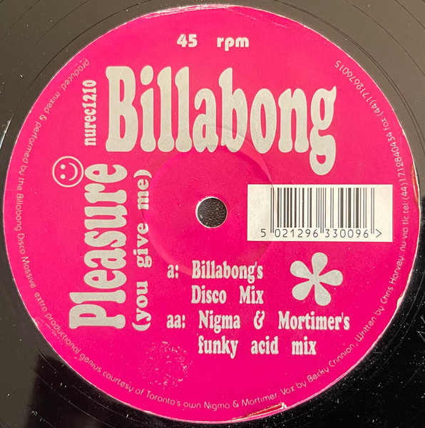Billabong - Pleasure (You Give Me) | NU recordings (nurec1210)