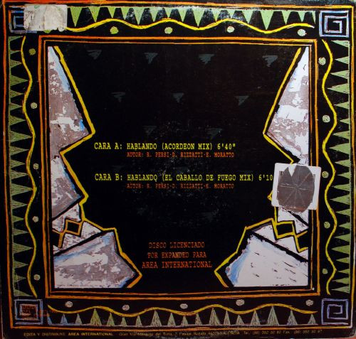 Ramirez & Pizarro - ¡Hablando! | Area International (PI 31449) - main