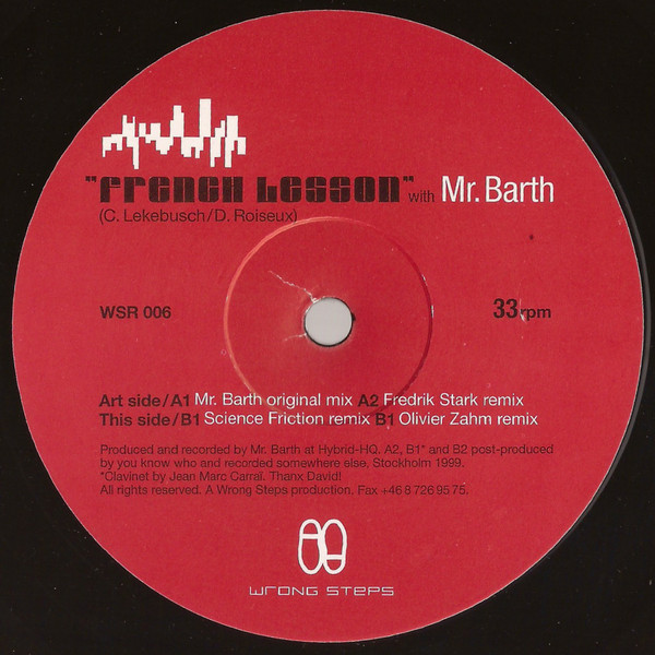 Mr. James Barth - French Lesson | Wrong Steps Records (WSR 006) - main