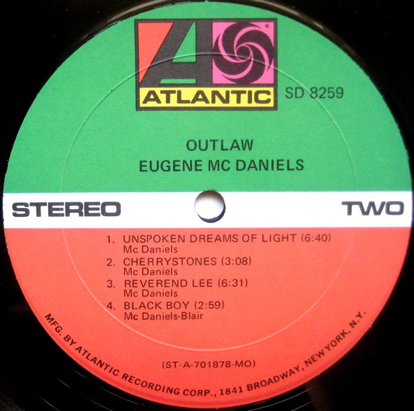 Eugene McDaniels - Outlaw | Atlantic (SD 8259) - 4 Eugene McDaniels - Outlaw | Atlantic (SD 8259) - 4