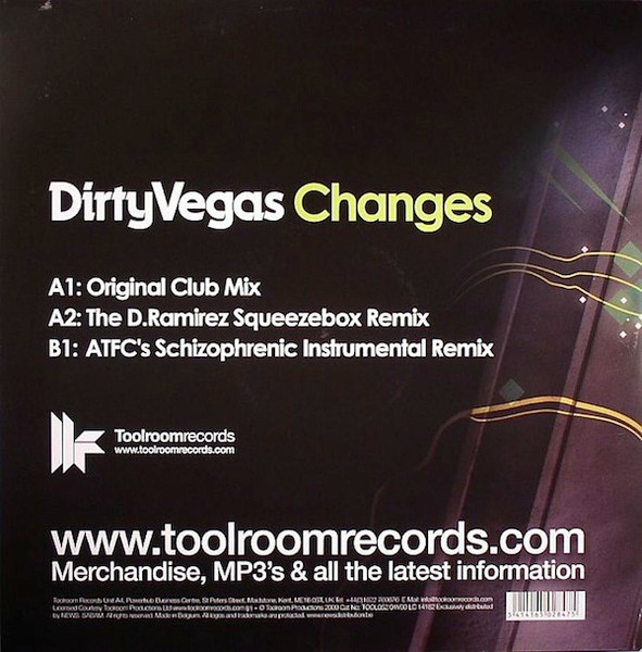 Dirty Vegas - Changes | Toolroom Records (TOOL052) - 2