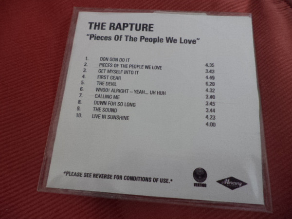 The Rapture - Pieces Of The People We Love | Vertigo (none)