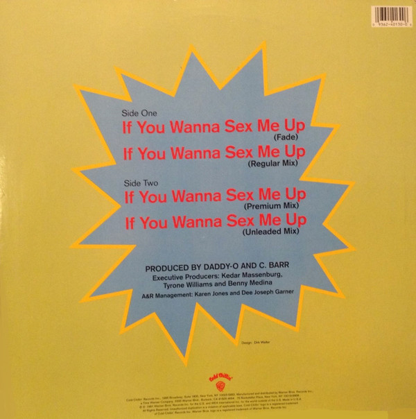 T.C.F. Crew Featuring Asia Hernandez - If You Wanna Sex Me Up | Cold Chillin' (0-40130) - 2