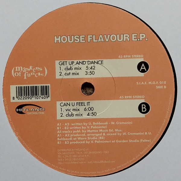 House Flavour - House Flavour E.P. | Masters Of Funck (MOF 018)