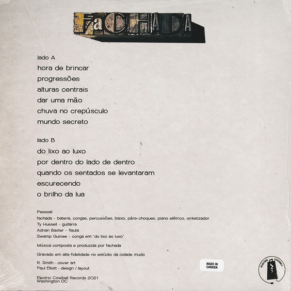 Fachada - Mundos Secretos (Limited Edition) [Vinyl] | Electric Cowbell Records (ECR45) - 2
