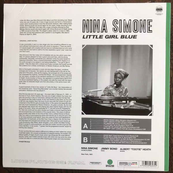 Nina Simone - Little Girl Blue | WaxTime In Color (950629) - 2 Nina Simone - Little Girl Blue | WaxTime In Color (950629) - 2