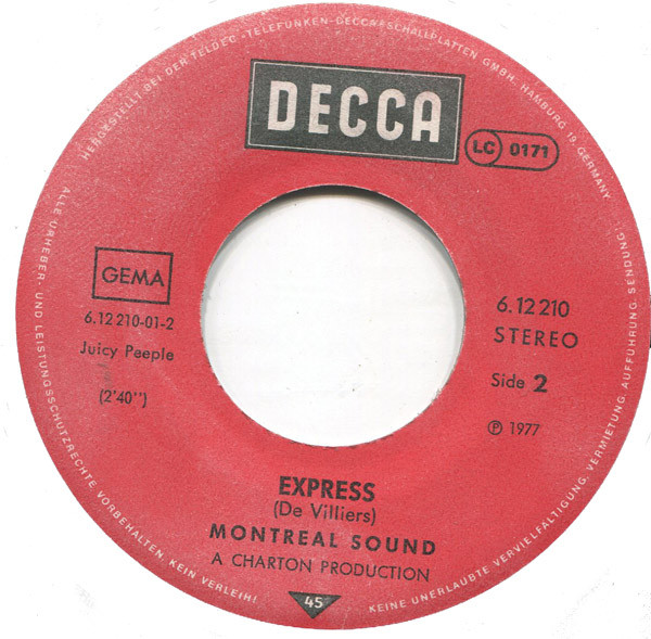 Montreal Sound - Music | Decca (6.12210 AC) - 3