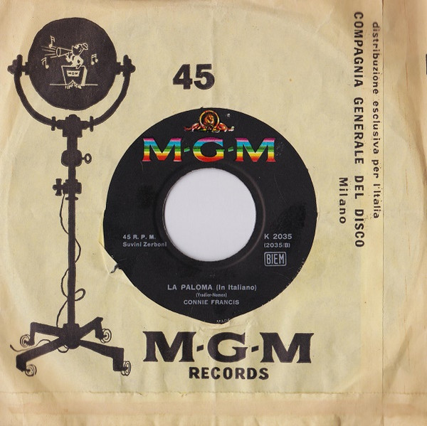 Connie Francis - Ti Conquisterò = Someone Else's Boy | MGM Records (K 2035) - 4