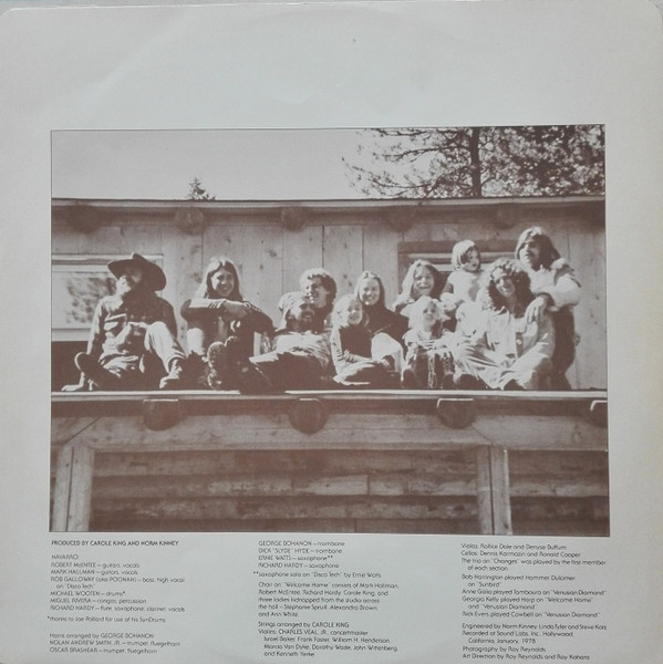 Carole King - Welcome Home | Capitol Records (3C 064-85495) - 3