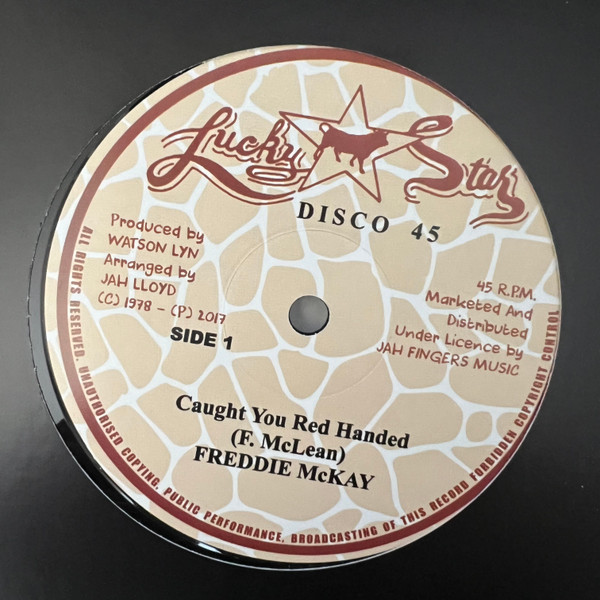 Freddie McKay - Caught You Red Handed / Jah Love I | Lucky Star (JFR1233) - main