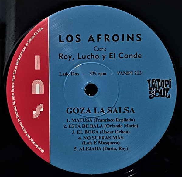Los Afroins - Goza La Salsa | Vampi Soul (VAMPI 213) - 4 Los Afroins - Goza La Salsa | Vampi Soul (VAMPI 213) - 4
