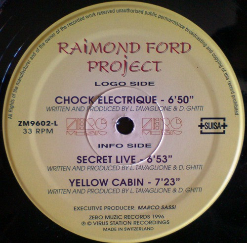 Raimond Ford - Chock Electrique | Zero Muzic Records (ZM9602-L) - main