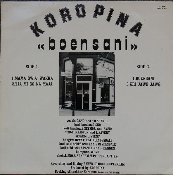 Koropina - Boensani | Koropina Records (K 90201) - 2