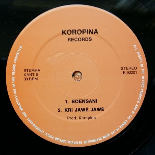 Koropina - Boensani | Koropina Records (K 90201) - 4