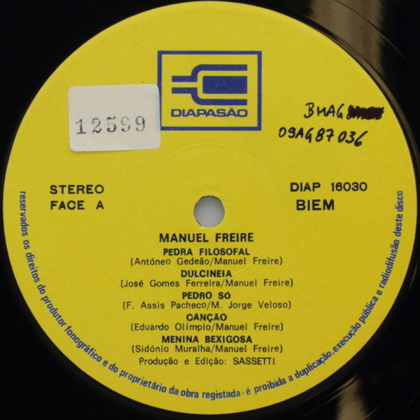 Manuel Freire - Manuel Freire | Diapasão (DIAP 16030) - 3