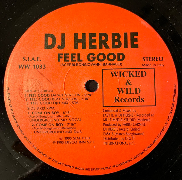 DJ Herbie - Feel Good | Wicked & Wild Records (WW 1033) - 3 DJ Herbie - Feel Good | Wicked & Wild Records (WW 1033) - 3