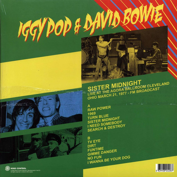 Iggy Pop & David Bowie - Sister Midnight | Mind Control (MIND767) - 2 Iggy Pop & David Bowie - Sister Midnight | Mind Control (MIND767) - 2