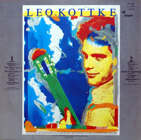 Leo Kottke - Leo Kottke | Chrysalis (6307 587) - 2 Leo Kottke - Leo Kottke | Chrysalis (6307 587) - 2