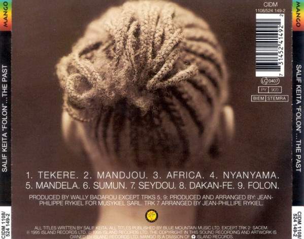 Salif Keita - "Folon"...The Past | Mango (CIDM 1108) - 3