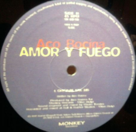 Aco Bocina - Amor Y Fuego | Monkey Records (MK 4019 MX) - 4