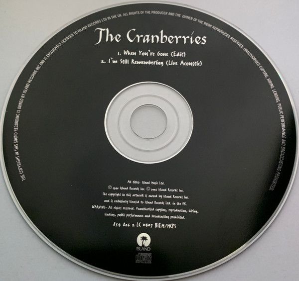 The Cranberries - When You're Gone | Island Records (854 806 2) - 4