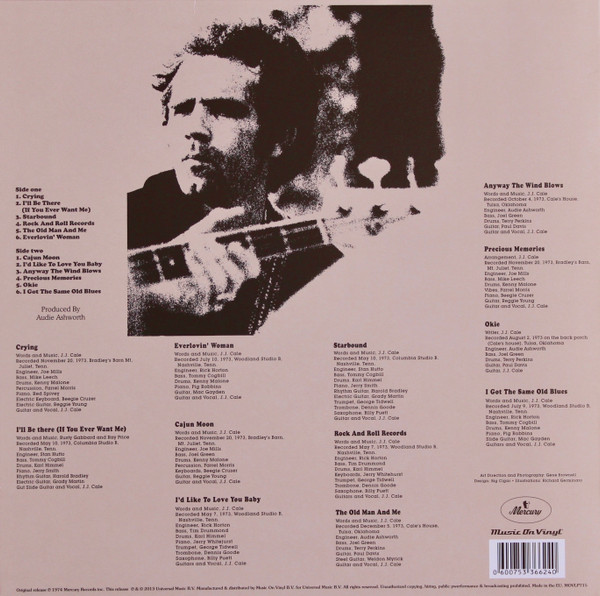 J.J. Cale - Okie | Music On Vinyl (MOVLP715) - 2