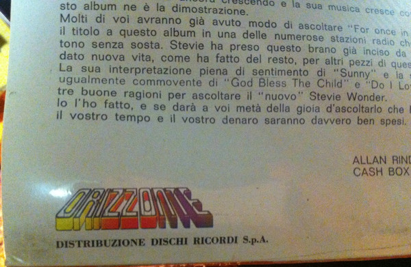 Stevie Wonder - For Once In My Life | Motown (ORL 8645) - 3 Stevie Wonder - For Once In My Life | Motown (ORL 8645) - 3